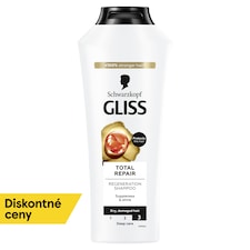 Schwarzkopf Gliss regeneračný šampón Total Repair pre silno poškodené vlasy 400 ml