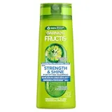 Garnier Fructis Strength & Shine Posilňujúci šampón pre všetky typy vlasov bez lesku a sily, 400