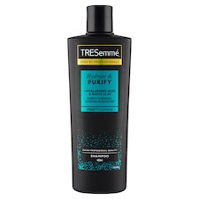 TRESemmé Hydrate&Purify šampón s kyselinou hyalurónovou a bielym ílom na mastné vlasy 400 ml