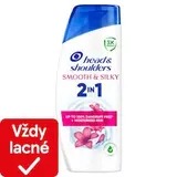 Head & Shoulders Smooth & Silky 2 v 1 Šampón a Kondicionér 400 ml. Vlasy Bez Lupín