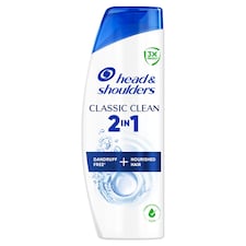 Head & Shoulders Classic Clean 2 v 1 Šampón a Kondicionér Proti Lupinám 250 ml. Vlasy Bez Lupín