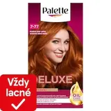 Palette Deluxe farba na vlasy Intenzívny žiarivomedený 7-77