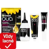 Garnier Olia permanentná farba na vlasy 1 .10 Zafírovo čierna, 60 +60 +54 ml