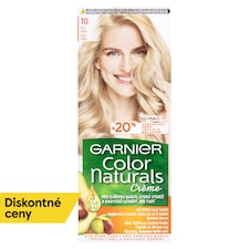 Garnier Color Naturals permanentná farba na vlasy 10 Ultra blond, 60 +40 +12 ml