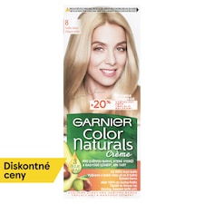 Garnier Color Naturals permanentná farba na vlasy 8 .0 Svetlá blond, 60 +40 +12 ml