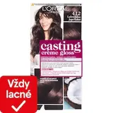 L'Oréal Paris Casting Creme Gloss, semipermanentná farba 412 ĽADOVÉ KAKAO, 48 +72 +60 ml