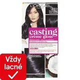 L'Oréal Paris Casting Creme Gloss, semipermanentná farba 210 MODROČIERNA, 48 +72 +60 ml