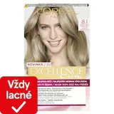 L'Oréal Paris Excellence Créme 8 .1 , blond svetlá popolavá, 72 +48 +12 +60 ml