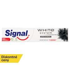 Signal White System Charcoal zubná pasta 75 ml