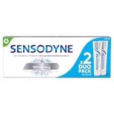 Sensodyne Extra Whitening zubná pasta s fluoridom 2 x 75 ml