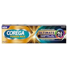Corega Power Max Ultimate All in 1 fixačný krém na zubné náhrady 40 g