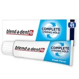 Fixačný Krém Blend-a-dent Plus Food Barrier Fresh Na Úplné A Čiastočné Zubné Protézy 47 ml