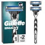 Gillette Mach3 Holiaci Strojček pre Mužov, 1 Gillette Holiaci Strojček s 3 Čepieľkami