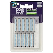 Pro Formula For Men náhradné hlavice s 3 čepeľami 10 ks