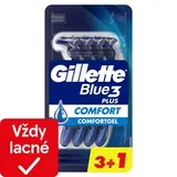 Gillette Blue3 Plus Comfort, Jednorazové Holiace Strojčeky Pre Mužov, Balenie Holiacich Strojčekov