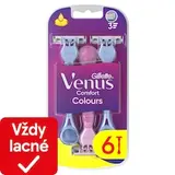 Gillette Venus Comfort Colours Jednorazové Holiace Strojčeky, Balenie 6 ks