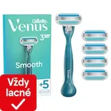 Gillette Venus Smooth Dámsky Holiaci Strojček a 5 Náhradné Holiace Hlavice