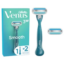 Gillette Venus Smooth Dámsky Holiaci Strojček a 2 Náhradné Holiace Hlavice