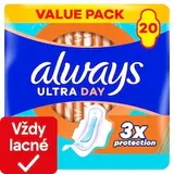 Always Ultra Day Normal hygienické vložky (veľkosť 1) vložky s krídelkami 20 ks]
