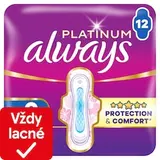 Always Platinum Hygienické Vložky Super Extra (Veľkosť 3) 12 Vložiek
