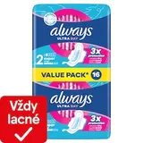 Always Ultra Day Super hygienické vložky (veľkosť 2) vložky s krídelkami 16 ks]