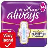 Always Platinum Hygienické Vložky Super (Veľkosť 2) 14 Vložiek