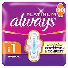Always Platinum Hygienické Vložky Normal (veľkosť 1) 30 Vložiek