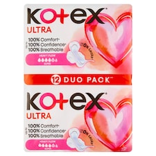 Kotex Ultra Super dámske hygienické vložky 12 ks