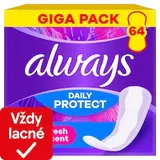 Always Daily Protect Extra Long So sviežou vôňou Intímky 64 ks