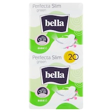 Bella Perfecta Slim Green hygienické vložky 20 ks
