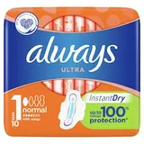 Always Ultra Normal Menštruačné Vložky S Krídelkami (Veľkosť 1) 10 ks