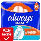Always Maxi Normal Hygienické Vložky (veľkosť 1) S Krídelkami 10 Vložky