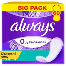 Always Daily Fresh Normal, 0 % parfumov a farbív 60 ks