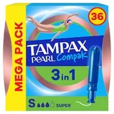 Tampax Pearl Compak Super tampóny s aplikátorom 36 ks