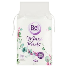 Bel Face & Body Cosmetic odličovacie tampóny s mikrovláknom oválne maxi 40 ks