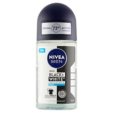 Nivea Men Black & White Invisible Fresh Guľôčkový antiperspirant 50 ml