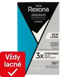 Rexona Men Maximum Protection Clean Scent tuhý krémový antiperspirant pre mužov 45 ml