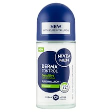 Nivea Men Derma Control Sensitive Guľôčkový antiperspirant 50 ml
