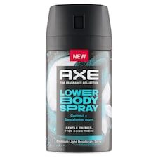 AXE Lower Body sprej Coconut & Sandalwood 100 ml