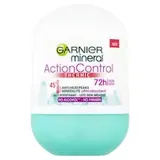 GARNIER MINERAL ACTION CONTROL THERMIC 72 h, guľôčkový antiperspirant, 50 ml