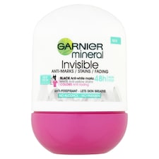GARNIER MINERAL INVISIBLE ANTI-MARKS/STAINS/FADING 48 h FRESH SCENT, guľôčkový antiperspirant, 50 ml