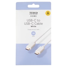 Home White kábel USB-C/USB-C 2 m