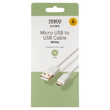 Home White kábel micro USB/USB 2 m