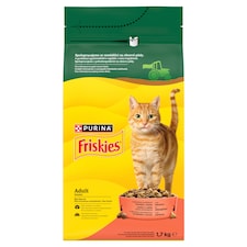 Friskies Granule pre mačky hovädzie, kura 1,7 kg