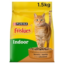 Friskies Indoor granule pre mačky kura, morka 1,5 kg