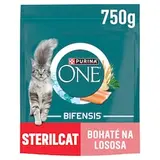 Purina ONE Bifensis Sterilised granule pre mačky losos 750 g