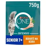 Purina ONE Bifensis Senior 7+ granule pre mačky kura 750 g