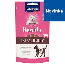 Vitakraft Vita Hearts Immunity doplnkové krmivo pre mačky 40 g