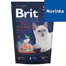Brit Premium by Nature Cat Indoor Chicken prémiové kompletné krmivo pre mačky 1,5 kg