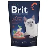 Brit Premium by Nature Cat Indoor Chicken prémiové kompletné krmivo pre mačky 1,5 kg